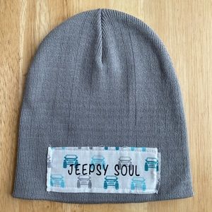 Gray Jeep Beanie